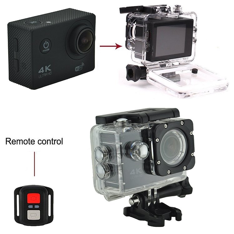 WIFI Waterproof Action Camera Cycling 4K camera Ultra Diving 60PFS kamera Helmet bicycle Cam underwater Sports 1080P Camera - Image 3