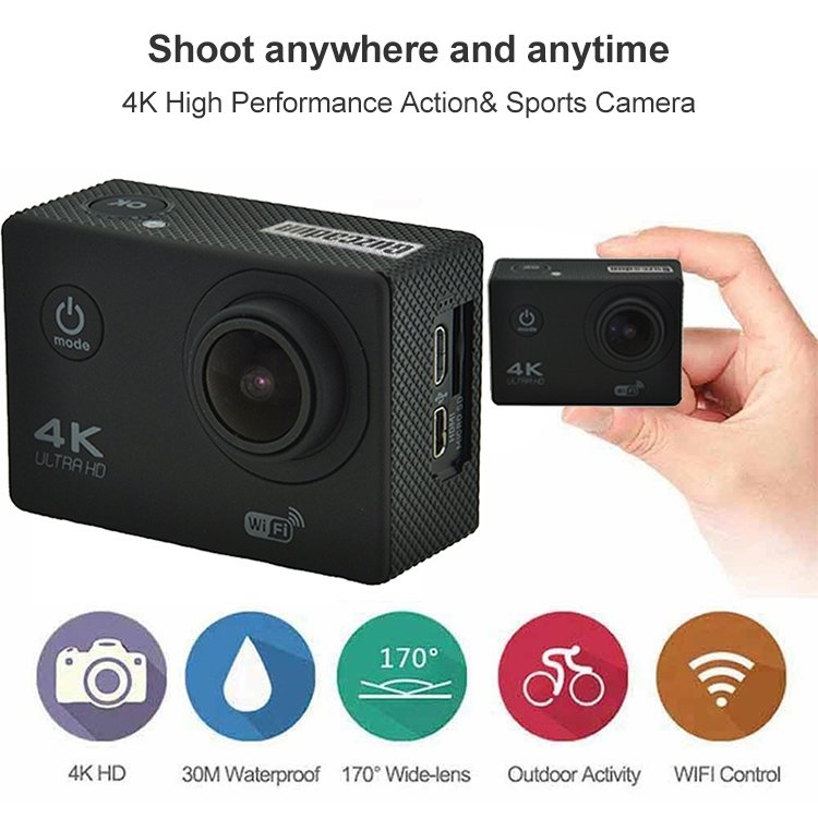 WIFI Waterproof Action Camera Cycling 4K camera Ultra Diving 60PFS kamera Helmet bicycle Cam underwater Sports 1080P Camera - Image 6