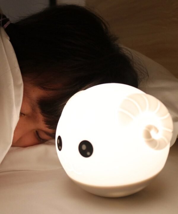ZD-26 Silicone Children With Sleep Pat Night Light, ZD-26 Goat Warm Light, ZD-26 Goat Colorful