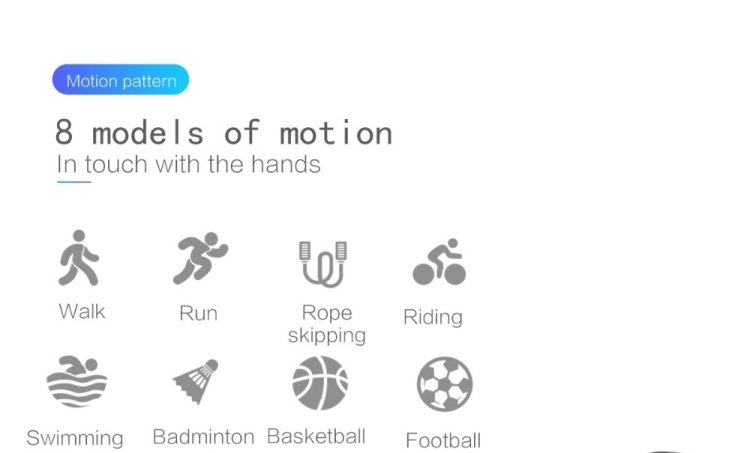 P68 Smart Watches Heart Rate Monitor Blood Pressure Activity Tracker for Xiaomi Band 3 Huawei Color Band 2, TBD056989501A, TBD056989501B, TBD056989501C, TBD056989501D, TBD056989501E, TBD056989501F, TBD056989501G - Image 17