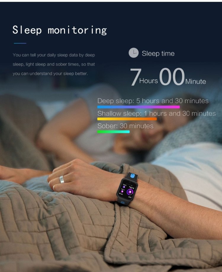 P68 Smart Watches Heart Rate Monitor Blood Pressure Activity Tracker for Xiaomi Band 3 Huawei Color Band 2, TBD056989501A, TBD056989501B, TBD056989501C, TBD056989501D, TBD056989501E, TBD056989501F, TBD056989501G - Image 20