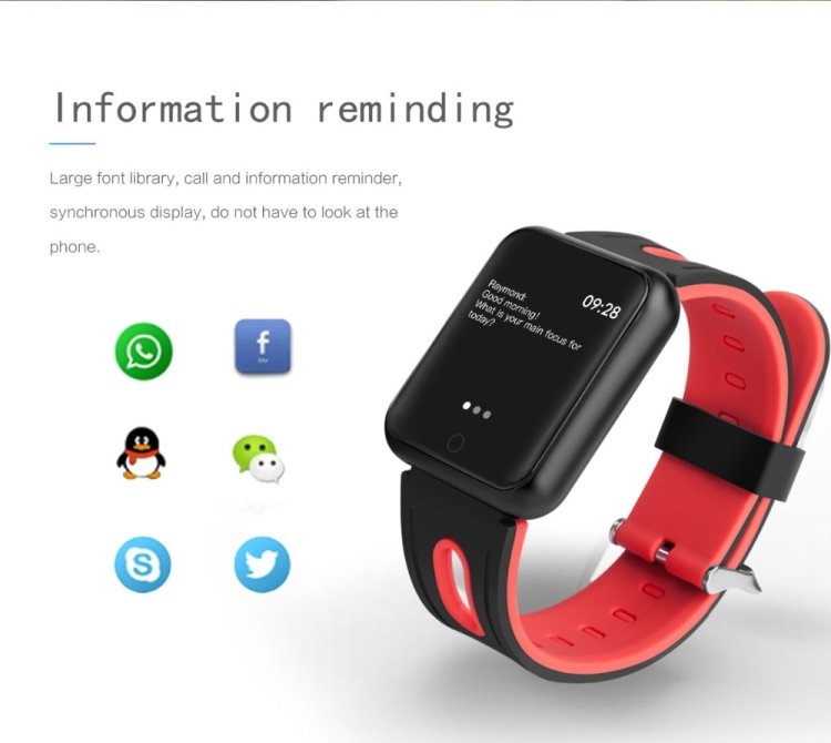 P68 Smart Watches Heart Rate Monitor Blood Pressure Activity Tracker for Xiaomi Band 3 Huawei Color Band 2, TBD056989501A, TBD056989501B, TBD056989501C, TBD056989501D, TBD056989501E, TBD056989501F, TBD056989501G - Image 22