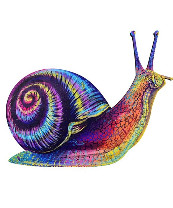 Irregular Wooden Animal Alien Puzzle High-Difficulty Three-Dimensional Puzzle Toy, Snails, Elephant, Dog, Hippocampus, Monkey, Multi-tail Fox, Fox Head, Red Fox, Single Tail Fox, Butterfly, Flamingo, Hexagonal Star, Bull, Leaves, Panda, Moon