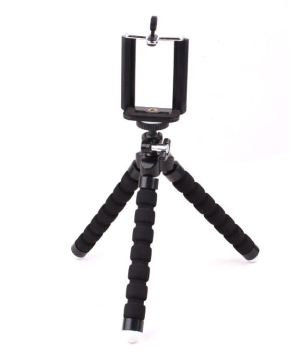5 PCS Octopus Photography Sponge Mobile Phone Stand Portable Lazy Adjustable Vibrato Live Tripod Stand, With Phone Clip (Black), Without Phone Clip, With Phone Clip (Blue)