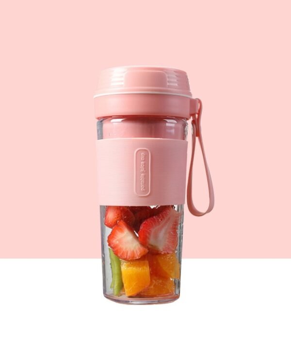 FS1300 Mini Juicer Home Portable Cooking Machine Student Juice Cup Juicer, Gem Blue Double Blade, Cherry Blossom Double Blade, Gem Blue Four Blade, Cherry Blossom Four  Blade