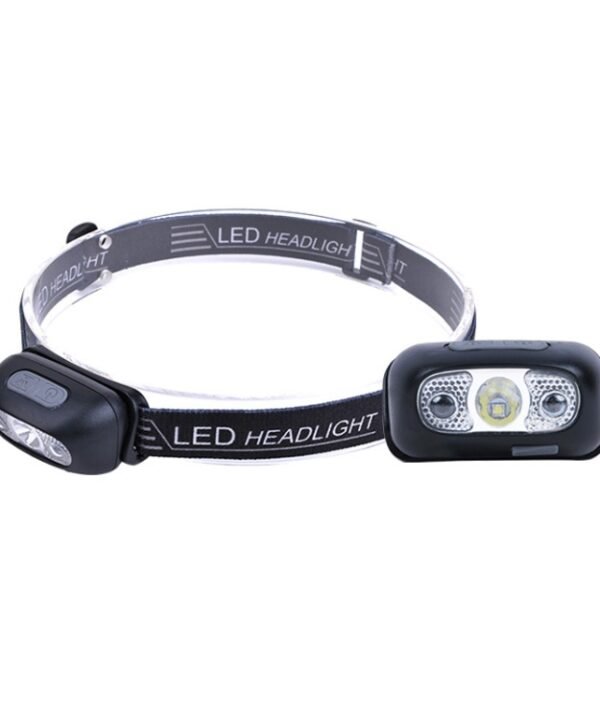 Smart Sensor Outdoor USB Headlight LED Portable Strong Light Night Running Headlight, Black 3W 100LM, White 3W 100LM, Orange 3W 100LM, White 5W 140LM, Orange 5W 140LM