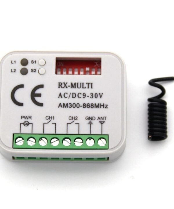 LZ-068 Garage Door Rolling Code Fixed Code Multi-Frequency Remote Control Receiver Switch