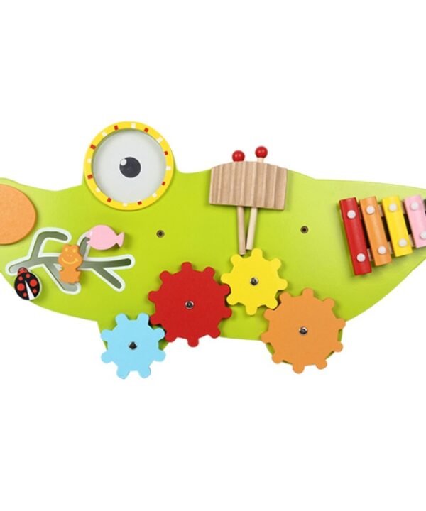 Children Early Education Puzzle Wall Toys Wall Games Montessori Teaching Aids, Style:, Crocodile, Owl, Giraffe, Worm