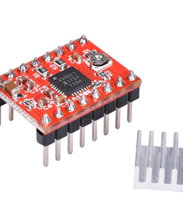 2 PCS HW-134A A4988 Red Board Stepper Motor Driver Module Heat Sink for 3D Printer
