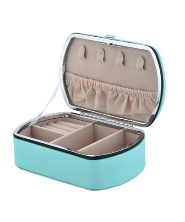 HN-001 Travel Portable Ring Lipstick Jewelry Storage Box, Necklace Version Pink, Mirror Version Pink, Necklace Version Blue, Mirror Version Blue, Necklace Version Orange, Mirror Version Orange, Necklace Version Gold, Mirror Version Gold...