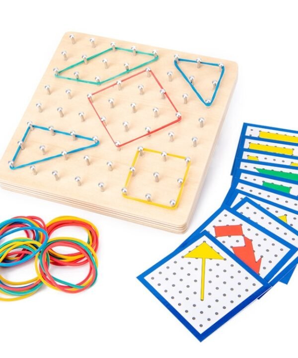 Monsthetic Nail Board Space Imagination Graphic Cognition Kindergarten Early Education Puzzle Toys, Monsthetic Nail Board