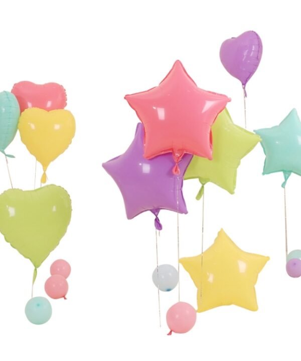 20 PCS Macaron Aluminum Film Balloons Birthday Wedding Party Supplies Random Style Color Delivery