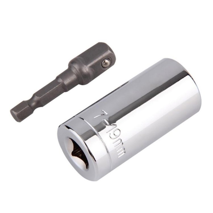 Universal Torque Wrench Head Set Socket Sleeve 7-19mm Power Drill Ratchet Bushing Spanner Key Magic Multi Hand Tools - Image 2