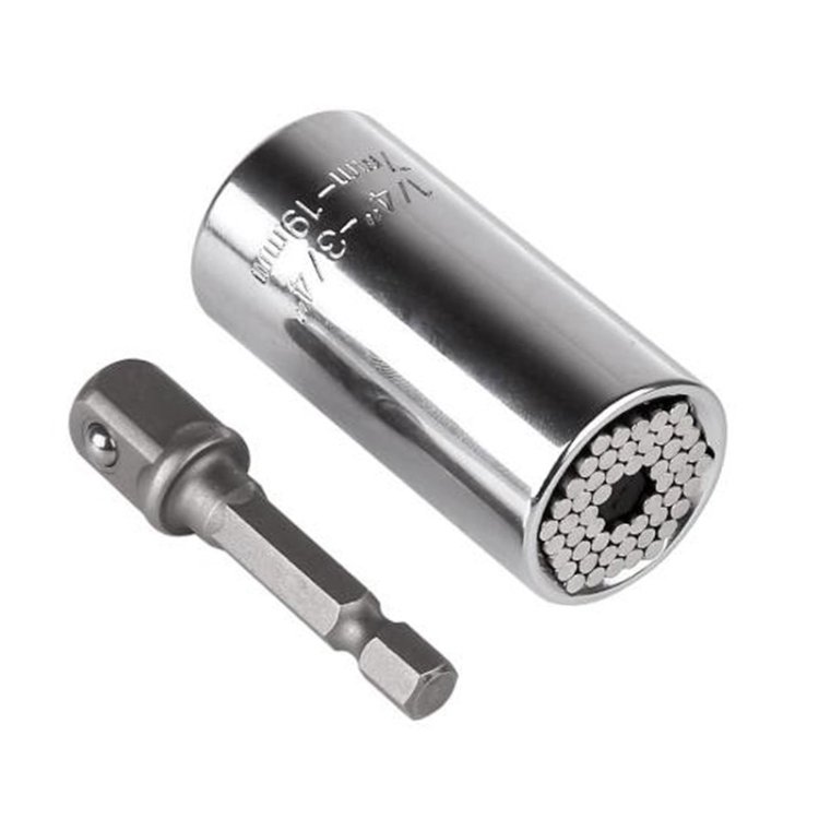 Universal Torque Wrench Head Set Socket Sleeve 7-19mm Power Drill Ratchet Bushing Spanner Key Magic Multi Hand Tools - Image 3