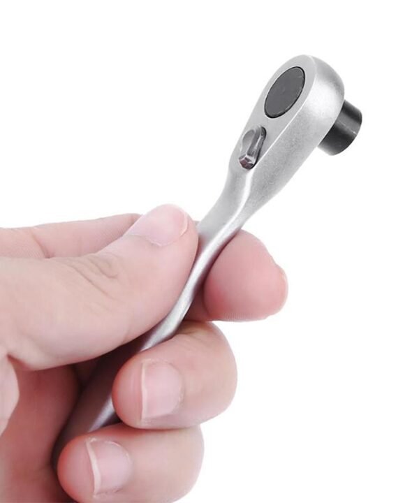 Portable Mini Single-Ended Torque Rachet Wrench Spanner Hand Repair Tools