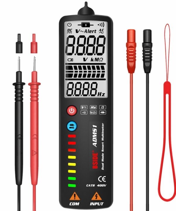 BSIDE Dual-Mode Smart Large-Screen Display Multimeter Electric Pen Portable Voltage Detector, ADMS1, ADMS1CL