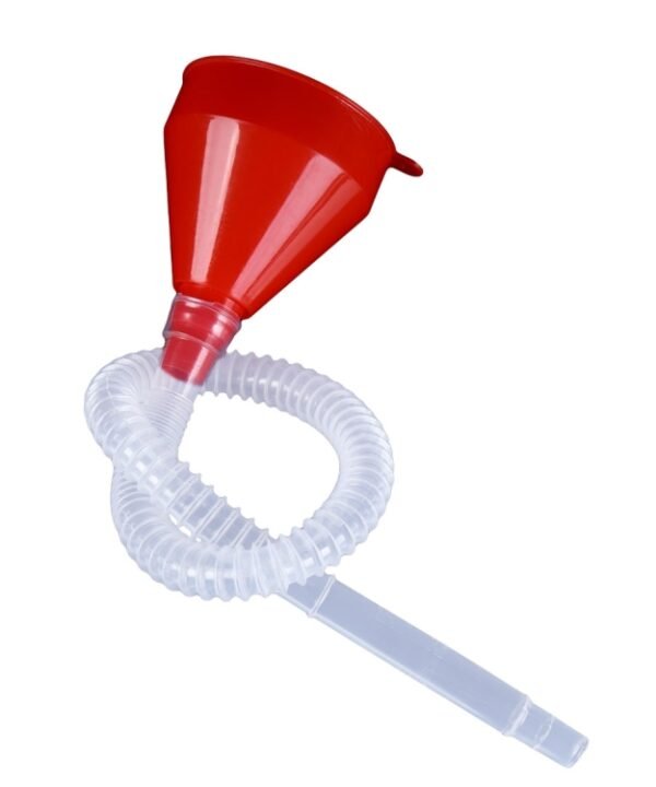 Pour Oil Tool  Car Motorcycle Truck Vehicle Plastic Filling Funnel with Soft Pipe
