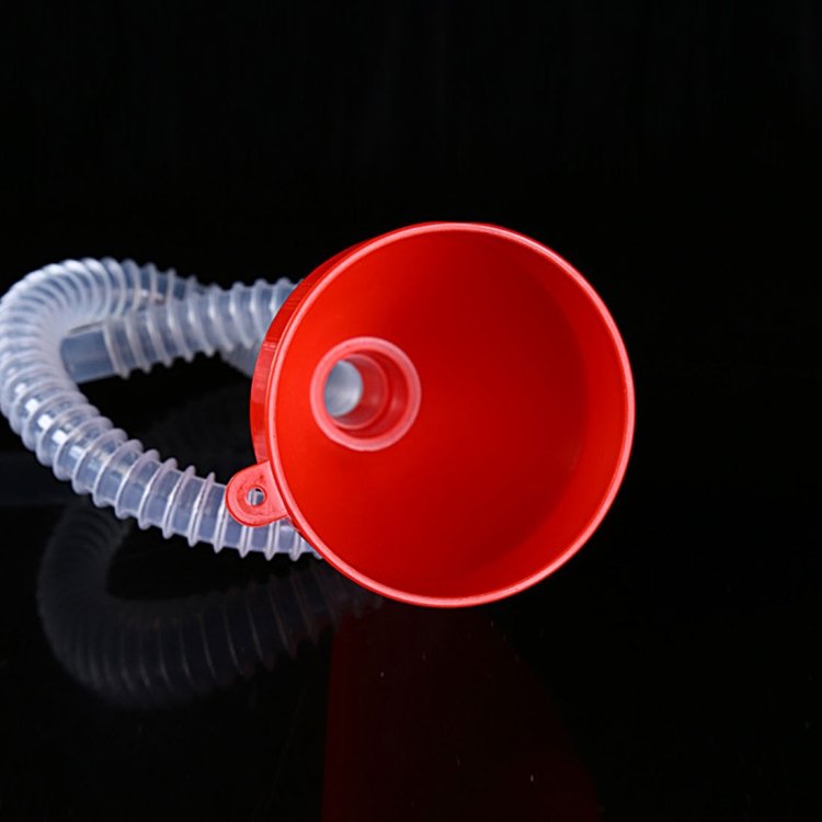 Pour Oil Tool Car Motorcycle Truck Vehicle Plastic Filling Funnel with Soft Pipe - Image 3