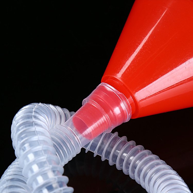 Pour Oil Tool Car Motorcycle Truck Vehicle Plastic Filling Funnel with Soft Pipe - Image 4