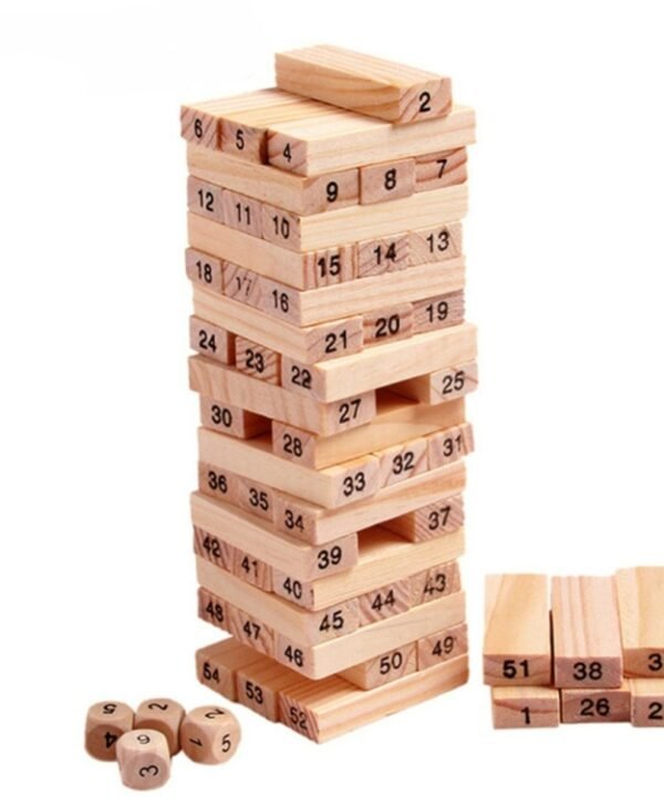 54pcs /Set Childrens Educational Building Block Toys Stacking Game