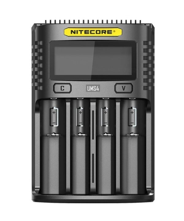 NITECORE Fast Lithium Battery Charger, US Plug, UMS4, UMS2