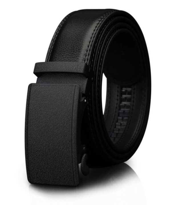 COWATHER CZ032 Men Two-Layer Leather Casual Business All-Match Automatic Buckle Belt, Length:, 110cm, 115cm, 120cm, 125cm, 130cm