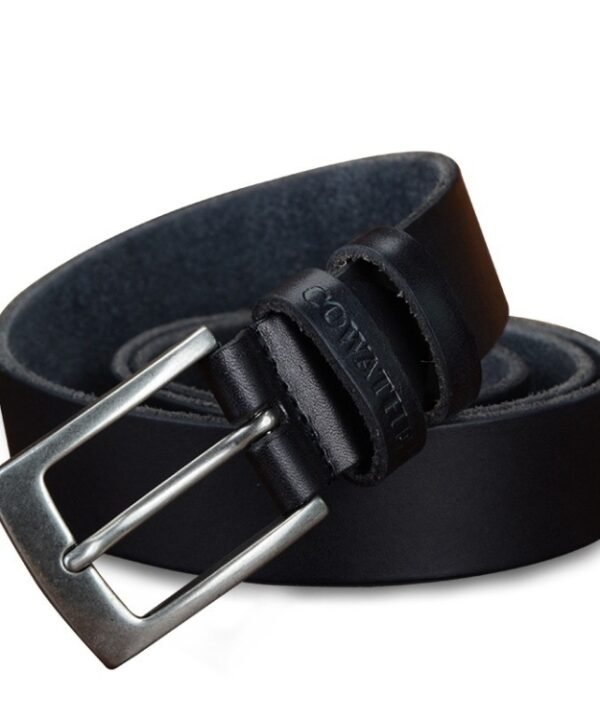 COWATHER XF018 Men Casual Business Pin Buckle Cowhide Belt,Length:, 100cm, 110cm, 115cm, 125cm, 130cm