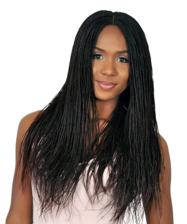 B1104 Long Hair Stretch Mesh Chemical Fiber Headgear Braid Wig