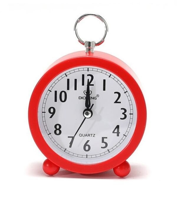 Office Home Round Alarm Clock Student Watch Gift, Red, Green, Blue, Black, Pink, Grey
