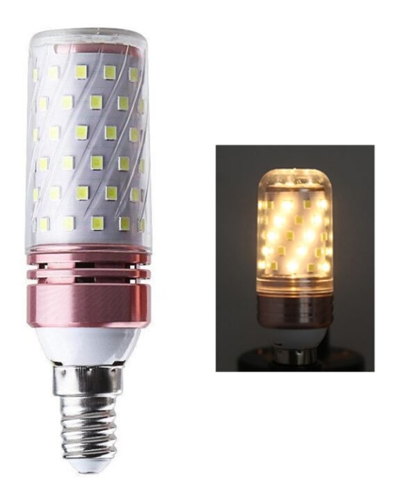 3 PCS No Flicker Corn Light Candle Bulb Screw Bulb, 12W-E27  White Light Home Style, 12W-E27  Warm Light  Home Style, 12W-E27  Three-color Light Home Style, 12W-E27  Neutral Light Home Style, 12W-E27  White Light Engineering...