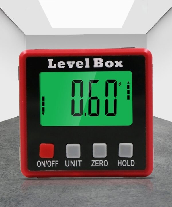 Precision Digital Inclinometer Electron Goniometers 4x90 Degree Magnetic Base Digital Protractor Angle Finder Bevel Box