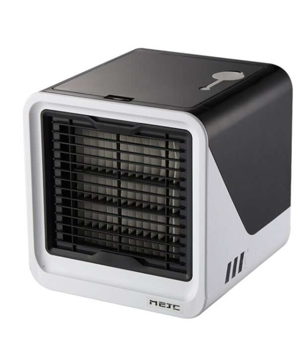 MG -191 Mini Air Cooler Home Dormitory Office Air Conditioning Fan Portable Small Desktop USB Fan, Classic Black, Sky Blue