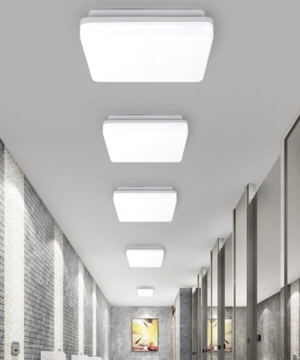 LED Ceiling Lamp Waterproof Moisture-Proof Dustproof Supply Light Bathroom Balcony Lamp, 230mm 18W, 280mm 24W, 330mm 36W