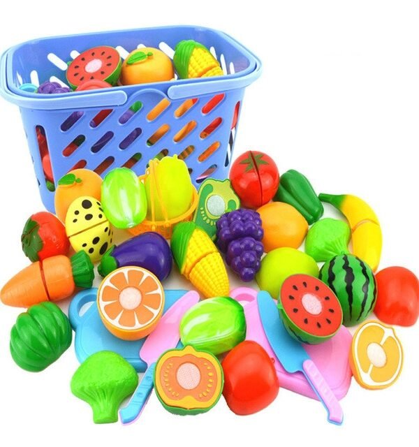 Pretend Play Plastic Food Toy Cutting Fruit Vegetable for Children, Random Color and Style, 23 PCS / Set, 18 PCS / Set, 15 PCS / Set, 12 PCS / Set, 8 PCS / Set