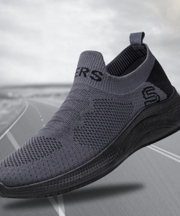 TL-207 Flying Weave Breathable Sports Shoes Men Casual Shoes, 39, 40, 41, 42, 43, 44