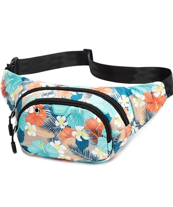 Ladies Sports Running Waist Bag Outdoor Leisure Cashier Wallet, 10 inch