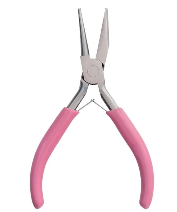 5 Inch Mini Wire Winding Pliers Jewelry Pliers Semi-Recessed Semi-Round Nose Tool Pliers, 1-section