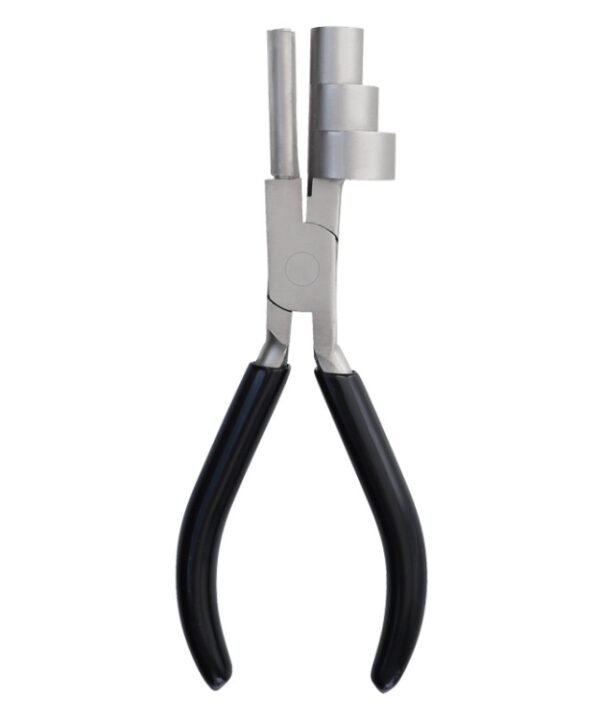 3 In 1 6 Inch Flat Mouth Round Nose Pliers Mini DIY Jewelry Pliers Hand-Wound Pliers, 3-section