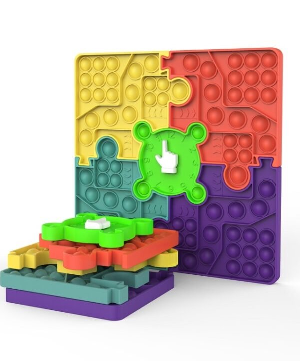 Silicone Desktop Puzzle Decompression Toy, Specification:, Chessboard, ChessBoard Upgrade