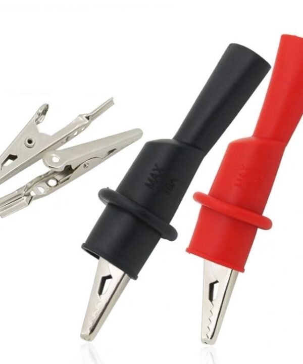10 Pairs Multimeter Crocodile Clip Capacitor Clip Cover Pen Universal Accessories Connector Test Clip