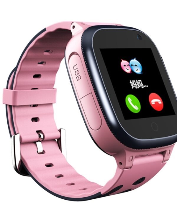 A111-Z1 Children Smart Positioning Plug-In Cartoon Call For Help Multi-Function Watch Phone, Pink, Blue