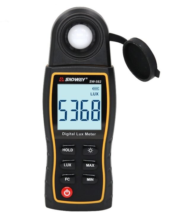 SNDWAY SW582 Handheld Digital Illuminance Meter High-Precision Digital Light Meter, SW582