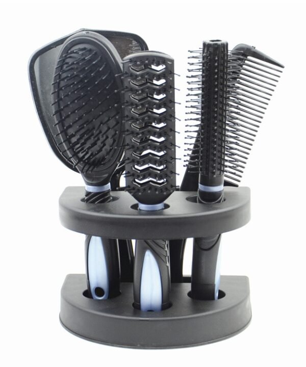 6-In-1 Mirror Comb Hair Comb With Base Set Massage Scalp Beauty Comb
