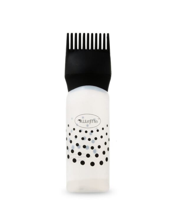 Hair Dyeing Hair Care Dry Cleaning Bottle Squeeze Transparent Rinse Scale Bottle Hairdressing Tools, Black, Blue, Pink