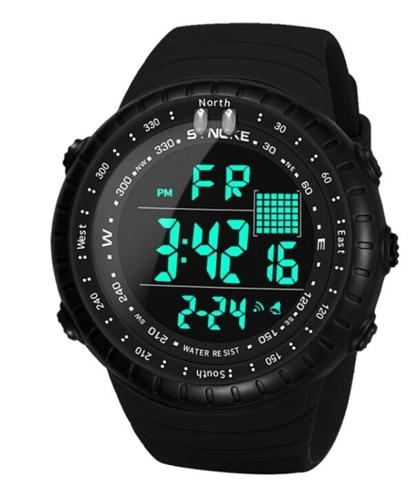 SYNOKE 8209 Multifunctional Sports Swimming Waterproof Luminous Alarm Men Electronic Watch