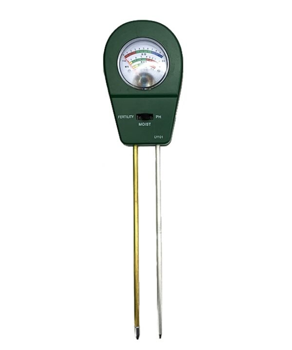 LY101 Flower And Grass Soil Detector PH Cantoneal Alkalin Testor, Green, Blue, Black
