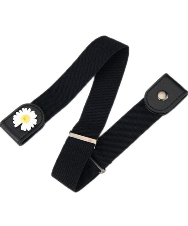 Jeans Non-Marking Invisible Elastic Canvas Lazy Belt, Black Daisy, Brown Daisy, Blue White Blue Stripes Ordinary, Blue White Blue Stripes Daisy, Blue White Red Stripe Ordinary, Blue White Red Striped Daisy, Black Red Black Stripe Ordinary...
