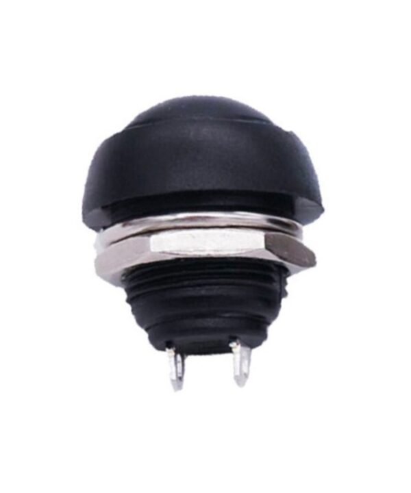 10 PCS Small Waterproof Self-Reset Button Switch, Black, Green, Red, Orange, White, Blue