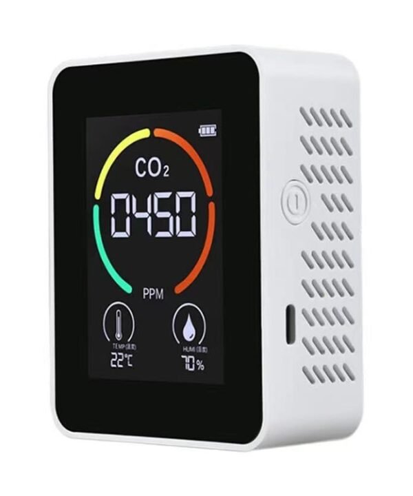 Temperature Humidity Display CO2 Meter Carbon Dioxide Air Quality Detector, 3 in 1 Semiconductor