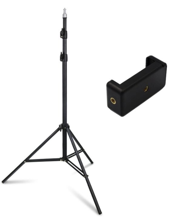 ZF0111 Live Floor Mobile Phone Holder, Style:, 2.1m Stand+Phone Clip, 1.6m Stand+Phone Clip, 1.2m Stand+Phone Clip, 0.5m Stand+Phone Clip